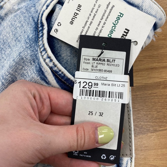 Flare, High Rise Maria Slit, MAVI denim - Picture 6 of 7